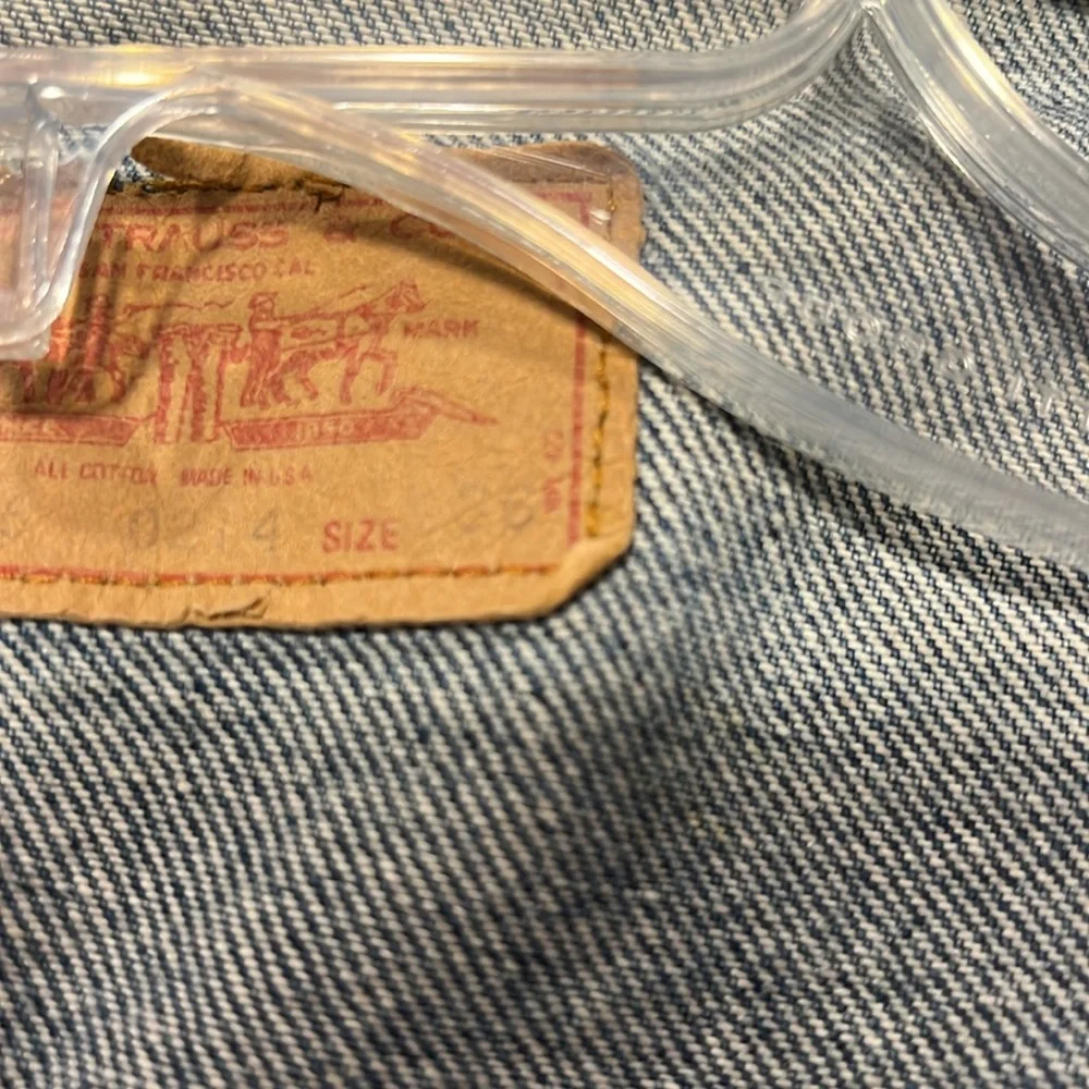 Vintage Levi's 70506 Type III Trucker Jacket USA Made 36 1980s